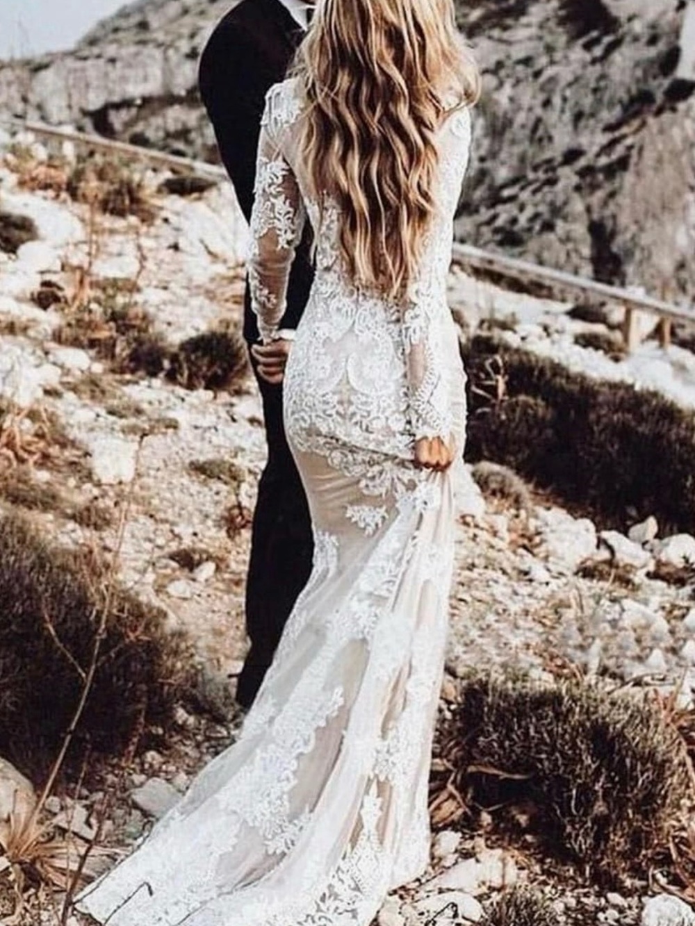 Elegant Demetrios mermaid wedding dress